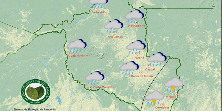 Confira a previsão do tempo para esta quinta-feira em Rondônia