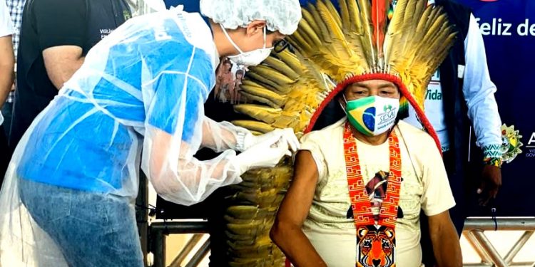 Morre o primeiro indígena a tomar a CoronaVac no Acre