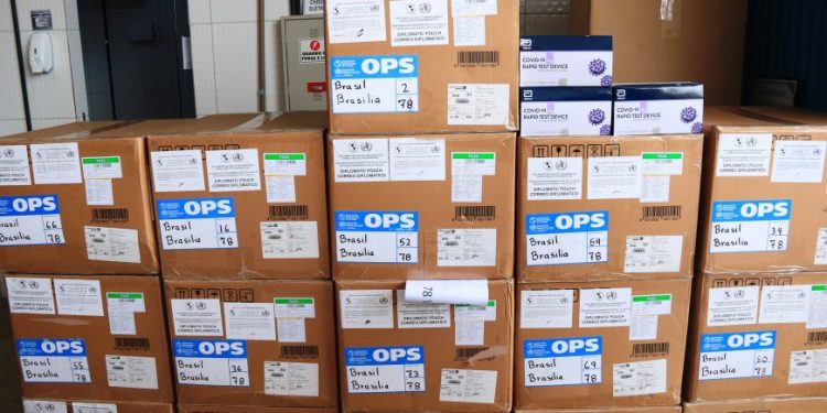 Rondônia recebe 62 mil unidades de testes rápidos para Covid-19 Rondônia recebe 62 mil unidades de testes rápidos para Covid-19