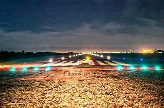 Obras de balizamento e cerca operacional no aeroporto de Vilhena estão em andamento Obras de balizamento e cerca operacional no aeroporto de Vilhena estão em andamento