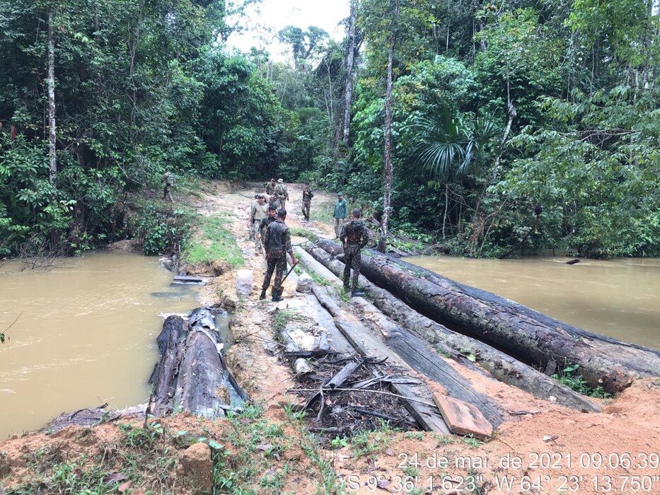 Polícia Federal deflagra operação na Terra Indígena Karipuna em Porto Velho Polícia Federal deflagra operação na Terra Indígena Karipuna em Porto Velho