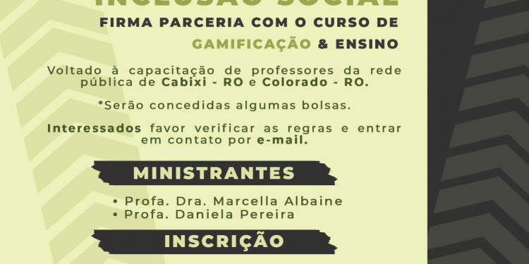 Bolsas para curso de Gamificação: professores da rede pública de Colorado e Cabixi podem concorrer Bolsas para curso de Gamificação: professores da rede pública de Colorado e Cabixi podem concorrer
