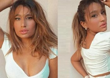 A Bailarina E Dançarina Da Argentina, Dana Talia, Exibe Beleza E Decote Discreto Em Sessão De Fotos
