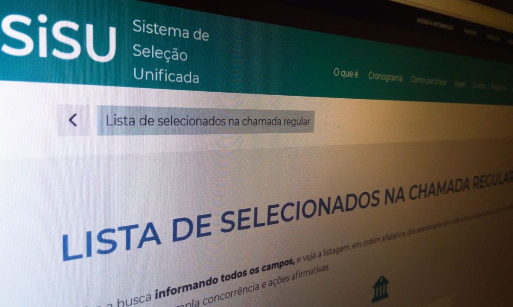 Inscrição para processo seletivo do Sisu 2021 termina nesta sexta Inscrição para processo seletivo do Sisu 2021 termina nesta sexta