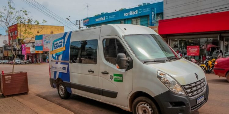 Unidade móvel do “Tudo Aqui” vai atender mais quatro municípios de Rondônia Unidade móvel do “Tudo Aqui” vai atender mais quatro municípios de Rondônia