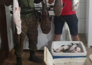 Operação contra pesca predatória apreende mais de 100 kg de peixes em duas cidades de Rondônia
