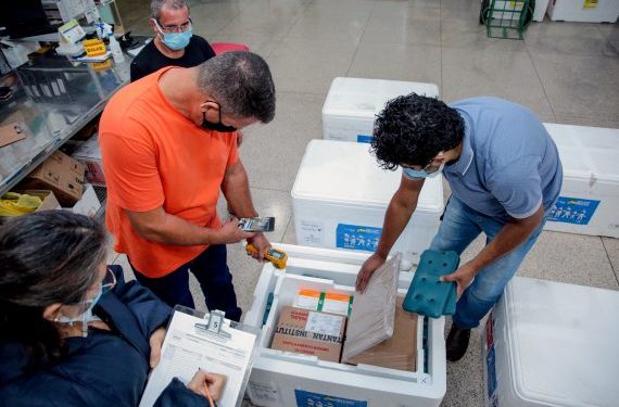 Rondônia recebe vacina contra a covid-19 da Janssen, a dose única