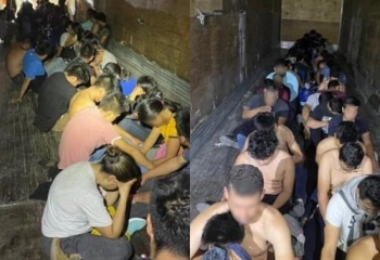 Agentes encontram imigrantes ilegais dentro de caminhão nos EUA