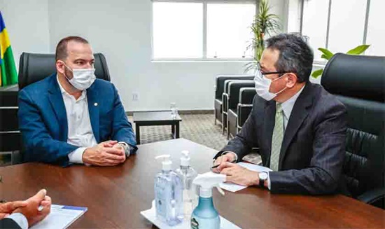 Presidente Alex Redano recebe cônsul-geral do Japão em Manaus Presidente Alex Redano recebe cônsul-geral do Japão em Manaus