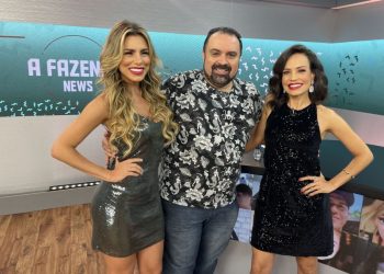 Ex A Fazenda Erika Schneider e Jornalista Renato Cipriano debatem rumos do reality rural em Programa de TV