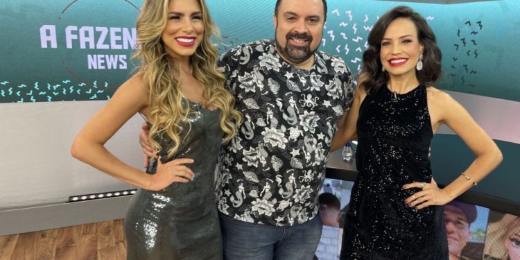 Ex A Fazenda Erika Schneider e Jornalista Renato Cipriano debatem rumos do reality rural em Programa de TV