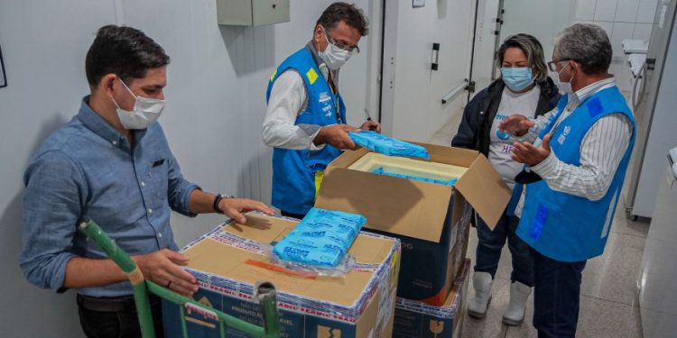 Rondônia recebe mais 24.570 doses de vacinas contra a covid-19