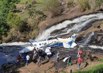 Veja imagens do avião de Marília Mendonça após o acidente em Minas