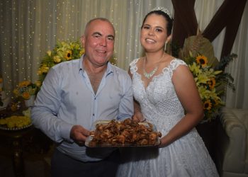 Produtor rural presenteia sobrinha com churrasco de tambaqui em seu casamento