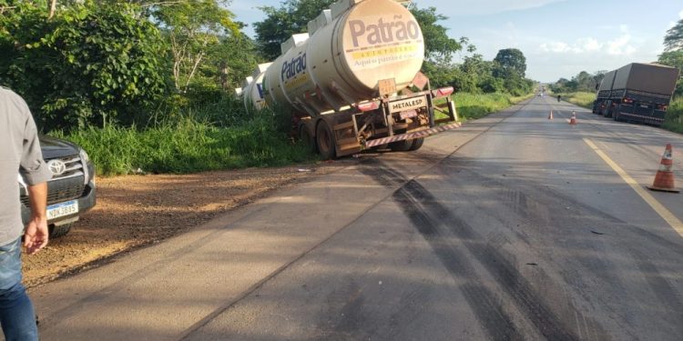 Grave acidente na BR-364 entre Jaru e Ariquemes