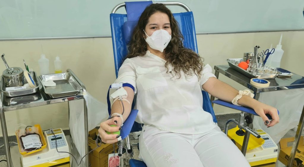São Lucas aumenta estoque da Fhemeron em campanha do Dia Nacional do Doador de Sangue São Lucas aumenta estoque da Fhemeron em campanha do Dia Nacional do Doador de Sangue
