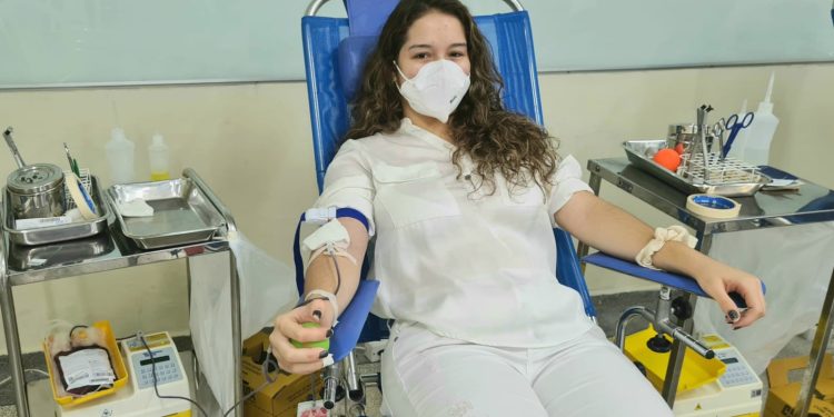 São Lucas aumenta estoque da Fhemeron em campanha do Dia Nacional do Doador de Sangue São Lucas aumenta estoque da Fhemeron em campanha do Dia Nacional do Doador de Sangue