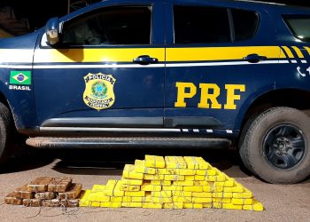 PRF intercepta carregamento de quase 60 quilos de cocaína em Porto Velho