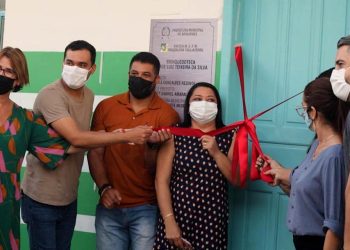 Prefeitura inaugura refeitório e brinquedoteca na Escola Magdalena Tagliaferro