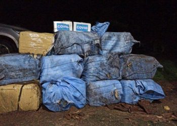 Forças de Segurança em Rondônia apreendem 400kg de substância análoga a cloridrato de cocaína