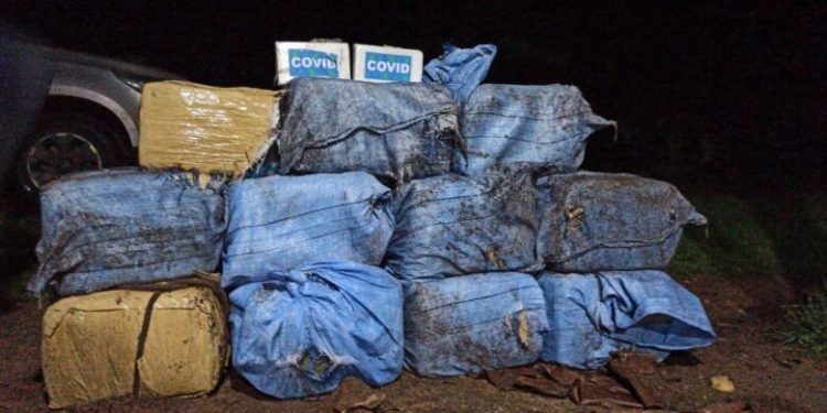 Forças de Segurança em Rondônia apreendem 400kg de substância análoga a cloridrato de cocaína