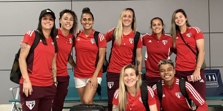 São Paulo F.C. – Equipe feminina chega a Belo Horizonte para enfrentar o Cruzeiro