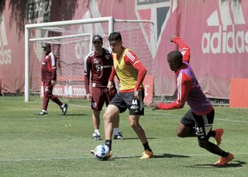 São Paulo F.C. – São Paulo faz último treino antes de duelo com Atlético-GO
