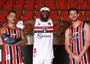 São Paulo F.C. – Com novo uniforme, Basquete Tricolor estreia no NBB contra o Rio Claro