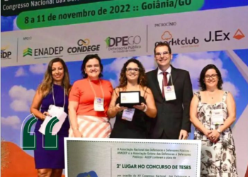 Flávia Albaine se destaca no Concurso de Teses dos Defensores (as) Públicos