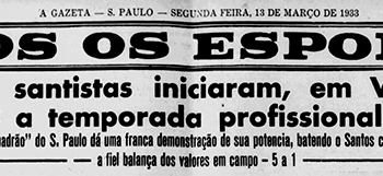 São Paulo F.C. – 90 anos do primeiro jogo profissional do Brasil