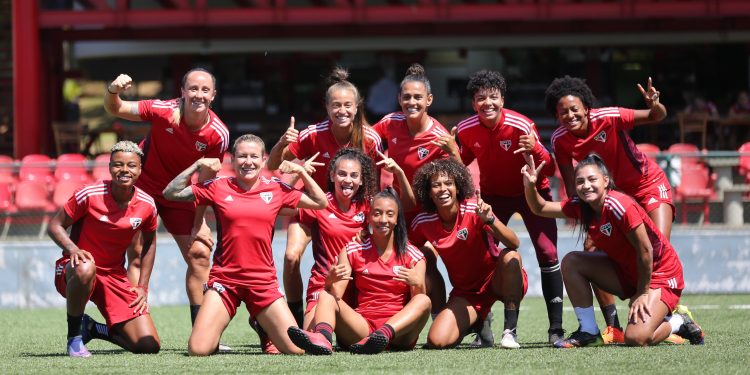 São Paulo F.C. – São Paulo finaliza preparação para partida do Brasileiro Feminino São Paulo F.C. – São Paulo finaliza preparação para partida do Brasileiro Feminino