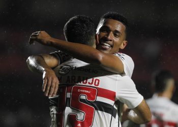 São Paulo F.C. – Marcos Paulo e Michel Araujo celebram primeiros gols pelo Tricolor
