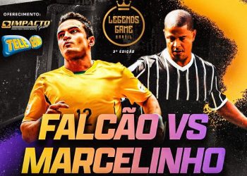 Marcelinho Carioca e Falcão disputarão o Legends Game Brasil no