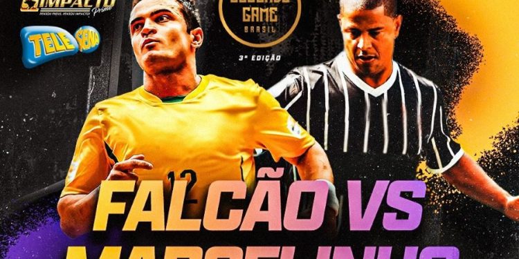 Marcelinho Carioca e Falcão disputarão o Legends Game Brasil no