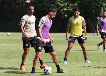 São Paulo F.C. – Calleri treina com o elenco