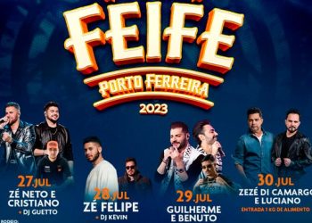 FEIFE 2023 de Porto Ferreira-SP inicia a venda dos ingressos pelo Guichê Web