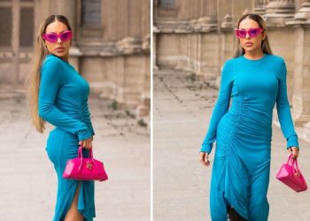 Modelo e Influencer Juliana Herc vai a Paris a convite da Grife Givenchy