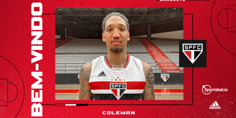 São Paulo F.C. – Basquete Tricolor acerta a contratação de Dominique Coleman São Paulo F.C. – Basquete Tricolor acerta a contratação de Dominique Coleman