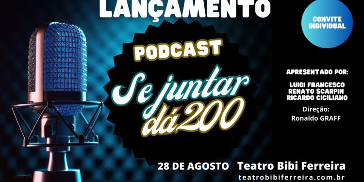 Podcast “Se Juntar dá 200” fala sobre perspectivas de estar na casa dos 50 anos