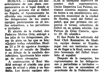 São Paulo F.C. – A conquista do Troféu Colombino