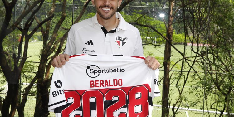 São Paulo F.C. – Beraldo renova com o Tricolor até 2028