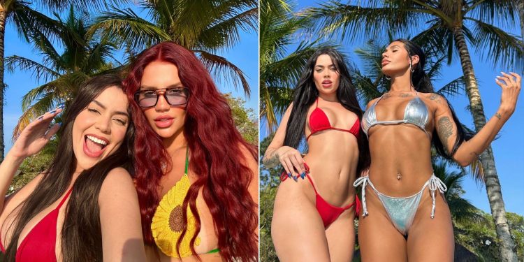 Gabi Medina, Pocah, Vivi, Ve Collen e Bruno Magri curtem Ilha paradisíaca em Angra dos Reis