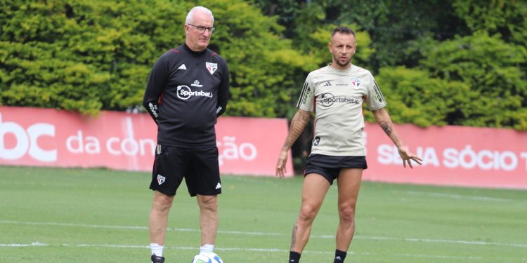 São Paulo F.C. – Tricolor realiza último treino antes do clássico com o Corinthians