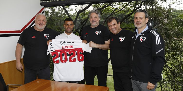 São Paulo F.C. – Alisson renova com o Tricolor até 2026
