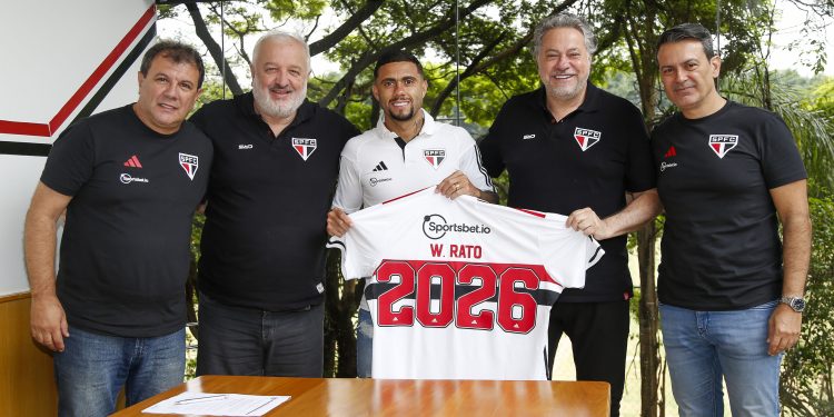 São Paulo F.C. – Wellington Rato renova com o Tricolor até 2026