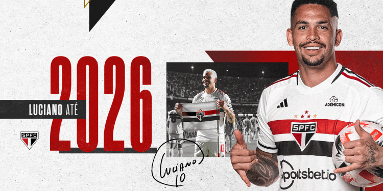 São Paulo F.C. – Tricolor renova com Luciano até 2026