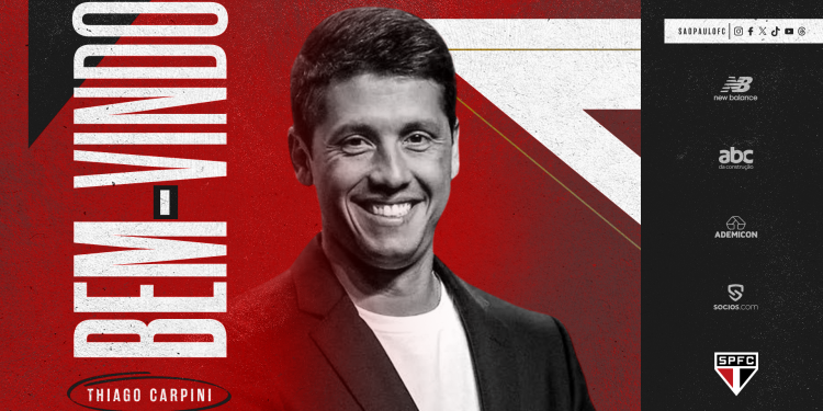 São Paulo F.C. – Thiago Carpini é o novo técnico do São Paulo