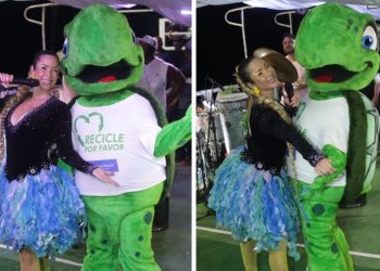 Luana Monalisa usa figurino de Saco de Lixo e sugere a sustentabilidade durante e pós carnaval