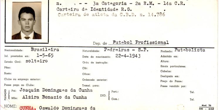 São Paulo F.C. – Nota de pesar: Oswaldo Cunha São Paulo F.C. – Nota de pesar: Oswaldo Cunha