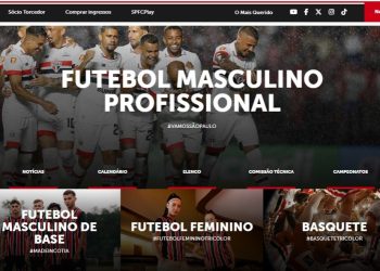 São Paulo F.C. – São Paulo Futebol Clube lança novo site
